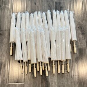 27 white Paper umbrella